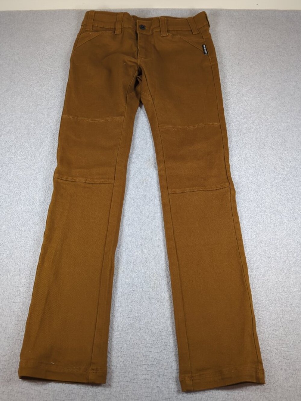 Huxtley Workwear Pants Men's 30x34 (Actual 32x33) Brown Double Knee Stretch